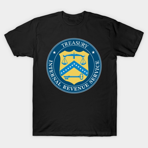 Internal Revenue Service Seal T-Shirt by EphemeraKiosk